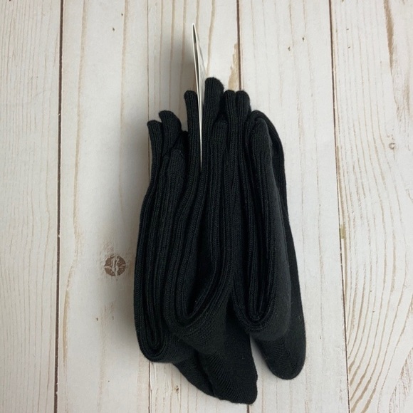 Hanna Andersson NWT Ribbed Crew Socks 3-Pack Black Accessories Back To School - Picture 2 of 4